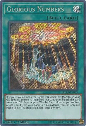 Glorious Numbers (Secret Rare) [BLRR-EN035] 1st Edition