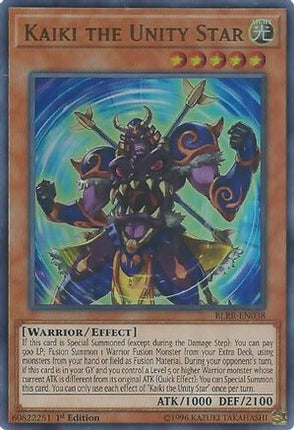 Kaiki the Unity Star (Ultra Rare) [BLRR-EN038] 1st Edition