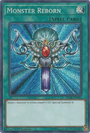 Monster Reborn (Secret Rare) [BLRR-EN046] 1st Edition