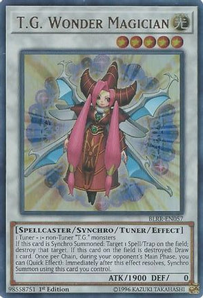 T.G. Wonder Magician (Ultra Rare) [BLRR-EN057] 1st Edition
