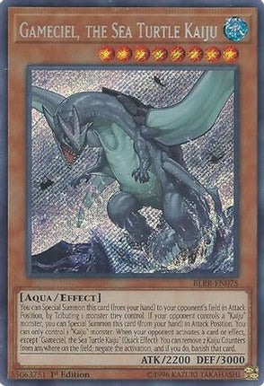 Gameciel, the Sea Turtle Kaiju (Secret Rare) [BLRR-EN075] 1st Edition