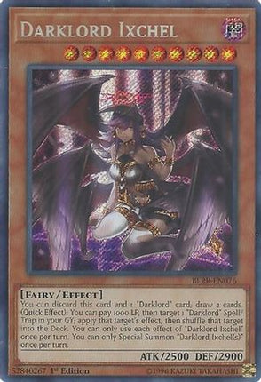 Darklord Ixchel (Secret Rare) [BLRR-EN076] 1st Edition