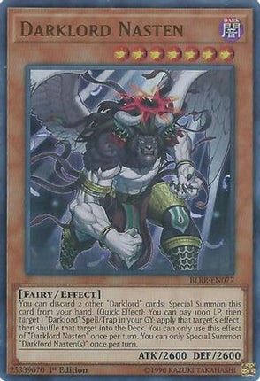 Darklord Nasten (Ultra Rare) [BLRR-EN077] 1st Edition