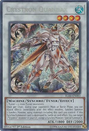 Crystron Quandax (Secret Rare) [BLRR-EN083] 1st Edition