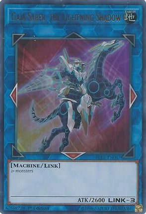 Gaia Saber, the Lightning Shadow (Ultra Rare) [BLRR-EN087] 1st Edition