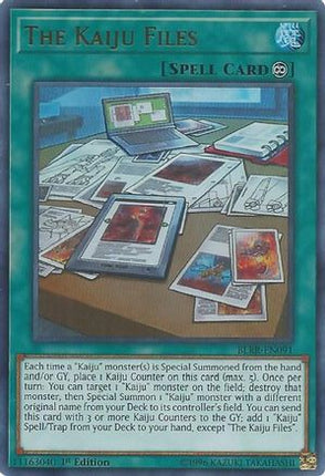 The Kaiju Files (Ultra Rare) [BLRR-EN091] 1st Edition