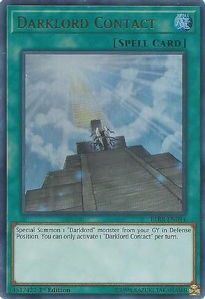 Darklord Contact (Ultra Rare) [BLRR-EN094] 1st Edition