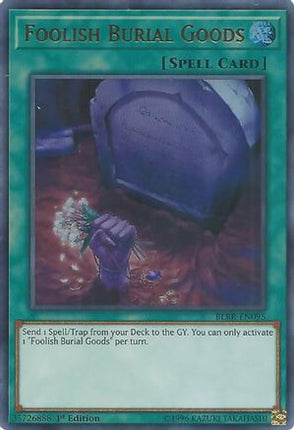 Foolish Burial Goods (Ultra Rare) [BLRR-EN095] 1st Edition