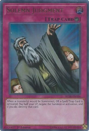 Solemn Judgment (Ultra Rare) [BLRR-EN100] 1st Edition