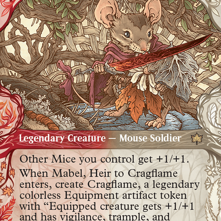 Mabel, Heir to Cragflame (Showcase) [Bloomburrow] Foil
