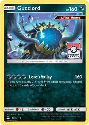 Guzzlord - 80/131 (Pokemon League) [League & Championship Cards] Reverse Holofoil