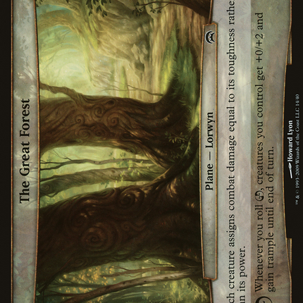 The Great Forest [Planechase Planes]