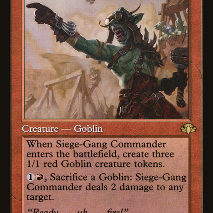 Siege-Gang Commander (Retro) [Dominaria Remastered]