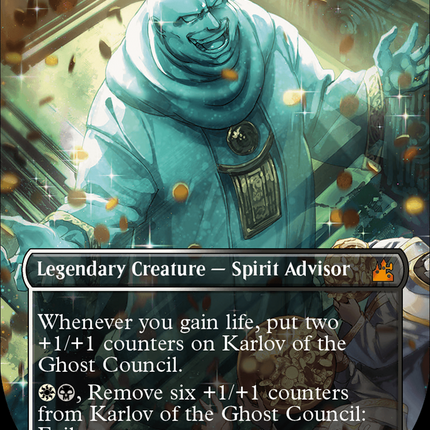 Karlov of the Ghost Council (Borderless) [Ravnica Remastered]