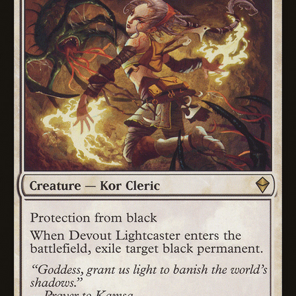 Devout Lightcaster [Zendikar]
