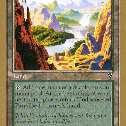 Undiscovered Paradise [World Championship Decks 1998]