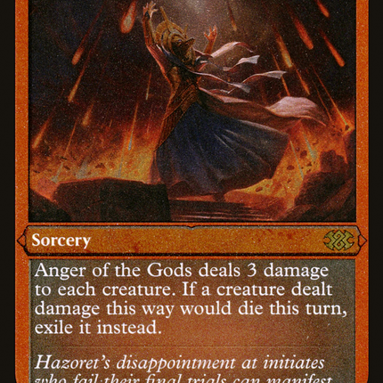 Anger of the Gods [Double Masters 2022] Etched Foil