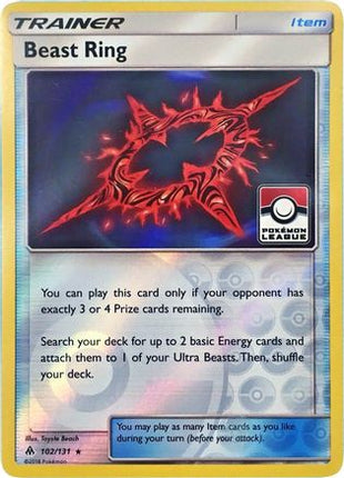 Beast Ring - 102/131 (Pokemon League) [League & Championship Cards] Reverse Holofoil