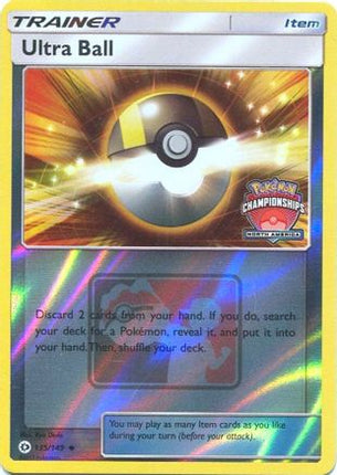 Ultra Ball - 135/149 (North America Championships) [League & Championship Cards] Reverse Holofoil