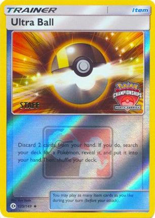 Ultra Ball - 135/149 (North America Championships) [Staff] [League & Championship Cards] Reverse Holofoil