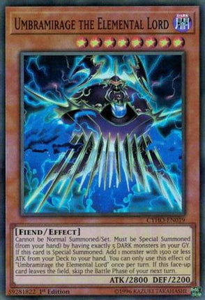 Umbramirage the Elemental Lord (Super Rare) [CYHO-EN019] 1st Edition