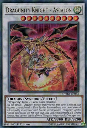 Dragunity Knight - Ascalon (Ultra Rare) [CYHO-EN033] 1st Edition