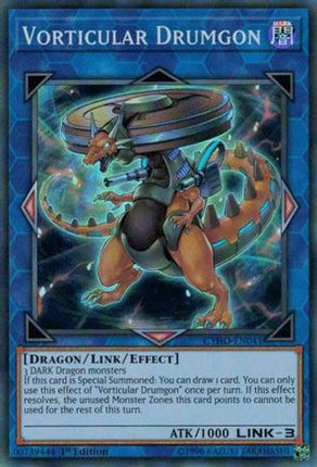 Vorticular Drumgon (Super Rare) [CYHO-EN041] Unlimited