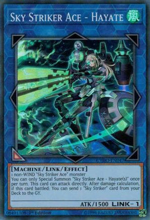 Sky Striker Ace - Hayate (Super Rare) [CYHO-EN047] Unlimited