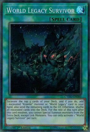 World Legacy Survivor (Super Rare) [CYHO-EN060] 1st Edition