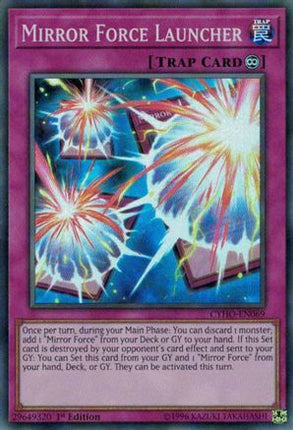 Mirror Force Launcher (Super Rare) [CYHO-EN069] Unlimited