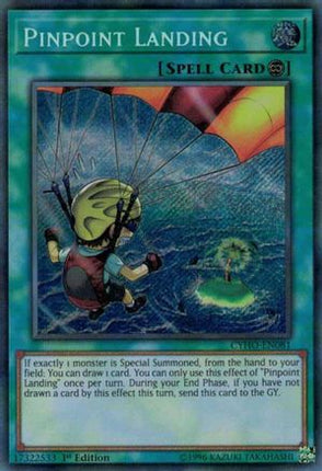 Pinpoint Landing (Secret Rare) [CYHO-EN081] 1st Edition