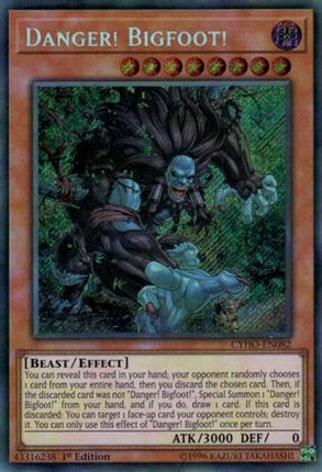 Danger! Bigfoot! (Secret Rare) [CYHO-EN082] Unlimited