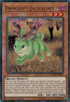 Danger!? Jackalope? (Ultra Rare) [CYHO-EN085] Unlimited
