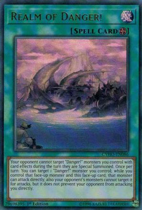 Realm of Danger! (Ultra Rare) [CYHO-EN086] 1st Edition
