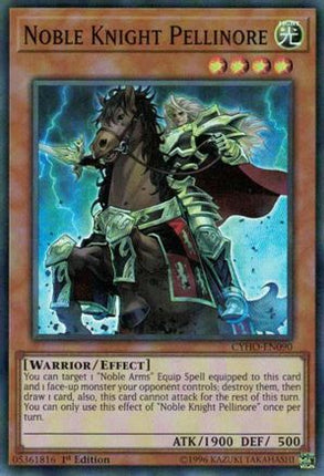 Noble Knight Pellinore (Super Rare) [CYHO-EN090] Unlimited