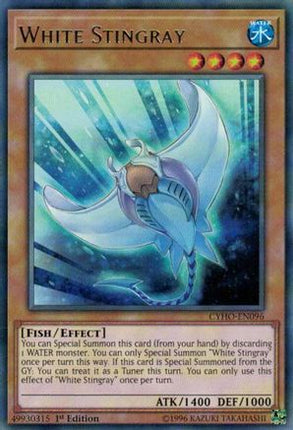 White Stingray (Rare) [CYHO-EN096] 1st Edition