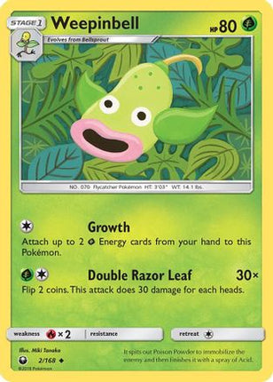 Weepinbell - 2/168 [SM - Celestial Storm]