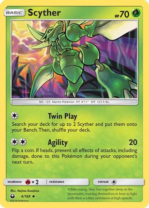 Scyther - 4/168 [SM - Celestial Storm]