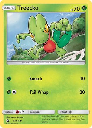 Treecko (8) - 8/168 [SM - Celestial Storm] Reverse Holofoil