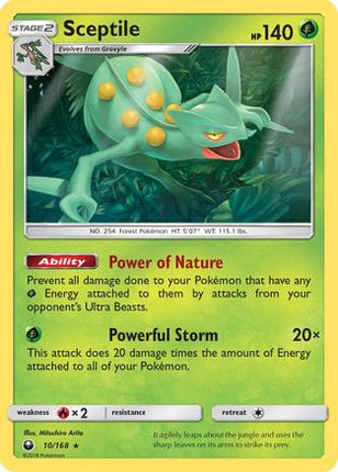 Sceptile - 10/168 [SM - Celestial Storm] Reverse Holofoil