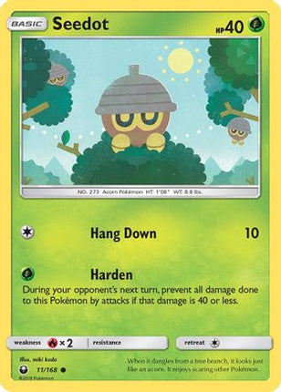 Seedot (11) - 11/168 [SM - Celestial Storm] Reverse Holofoil