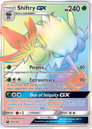 Shiftry GX (Secret) - 169/168 [SM - Celestial Storm] Holofoil