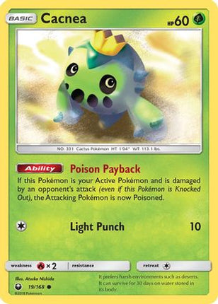 Cacnea - 19/168 [SM - Celestial Storm] Reverse Holofoil