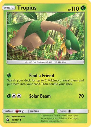 Tropius - 21/168 [SM - Celestial Storm] Reverse Holofoil
