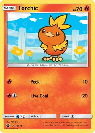 Torchic (26) - 26/168 [SM - Celestial Storm]