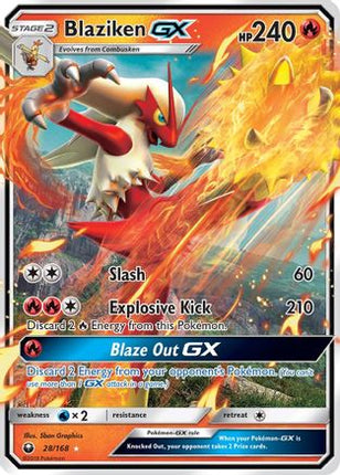 Blaziken GX - 28/168 [SM - Celestial Storm] Holofoil