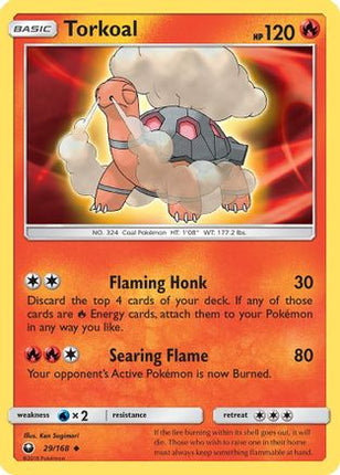 Torkoal - 29/168 [SM - Celestial Storm] Reverse Holofoil