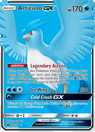 Articuno GX (Full Art) - 154/168 [SM - Celestial Storm] Holofoil