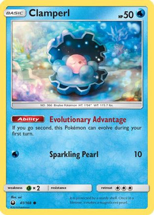 Clamperl - 41/168 [SM - Celestial Storm] Reverse Holofoil