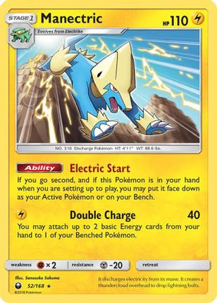 Manectric - 52/168 [SM - Celestial Storm] Reverse Holofoil